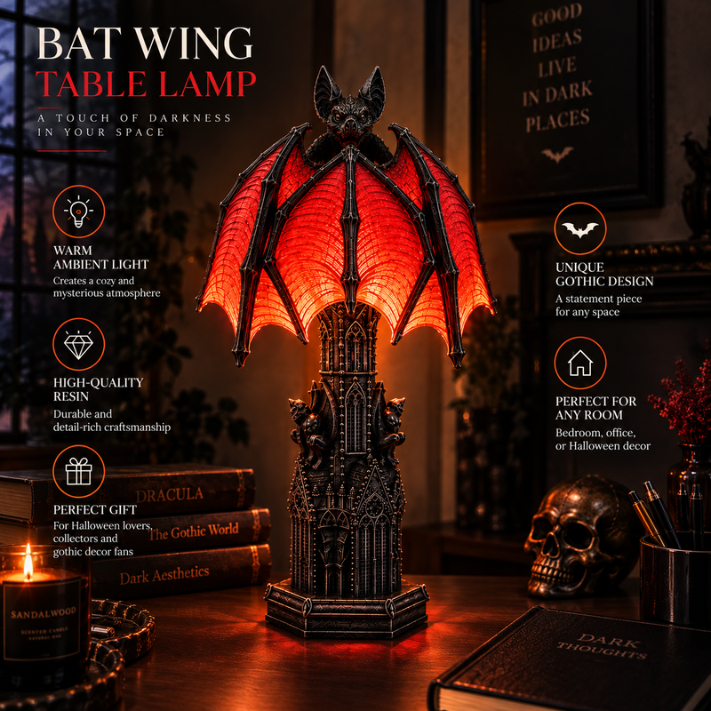 Bat Halloween Lamp By Loevry
