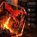 Fire Dragon Halloween Lamp By Loevry
