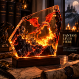 Fire Dragon Halloween Lamp By Loevry