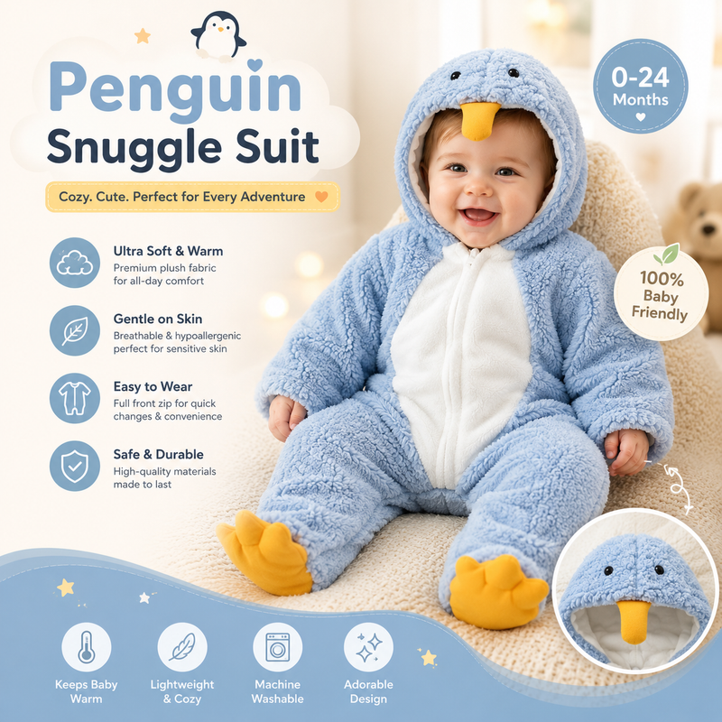 Penguin Snuggle Suit By Loevry